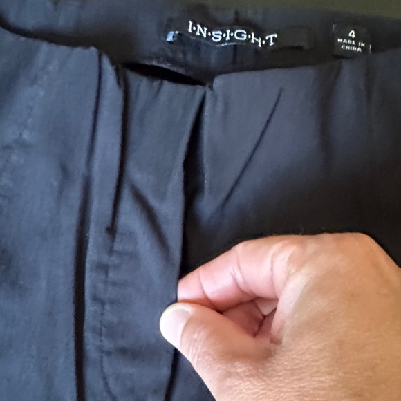 Insight Women's Black stretchey gathered Pants - Picture 5 of 8